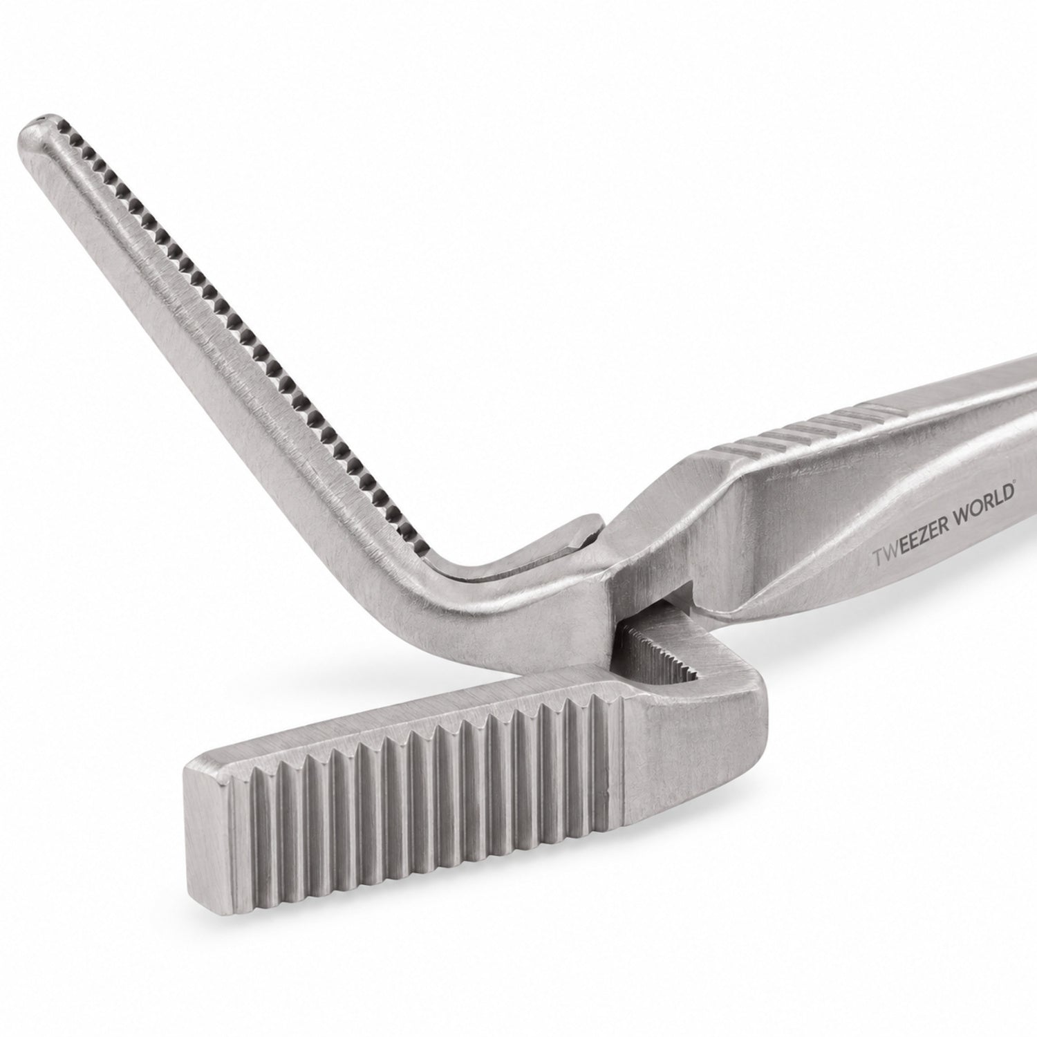 Diethrich Micro Bulldog Clamp – Angled, 20 mm Jaw — jaw detail catalogue illustration