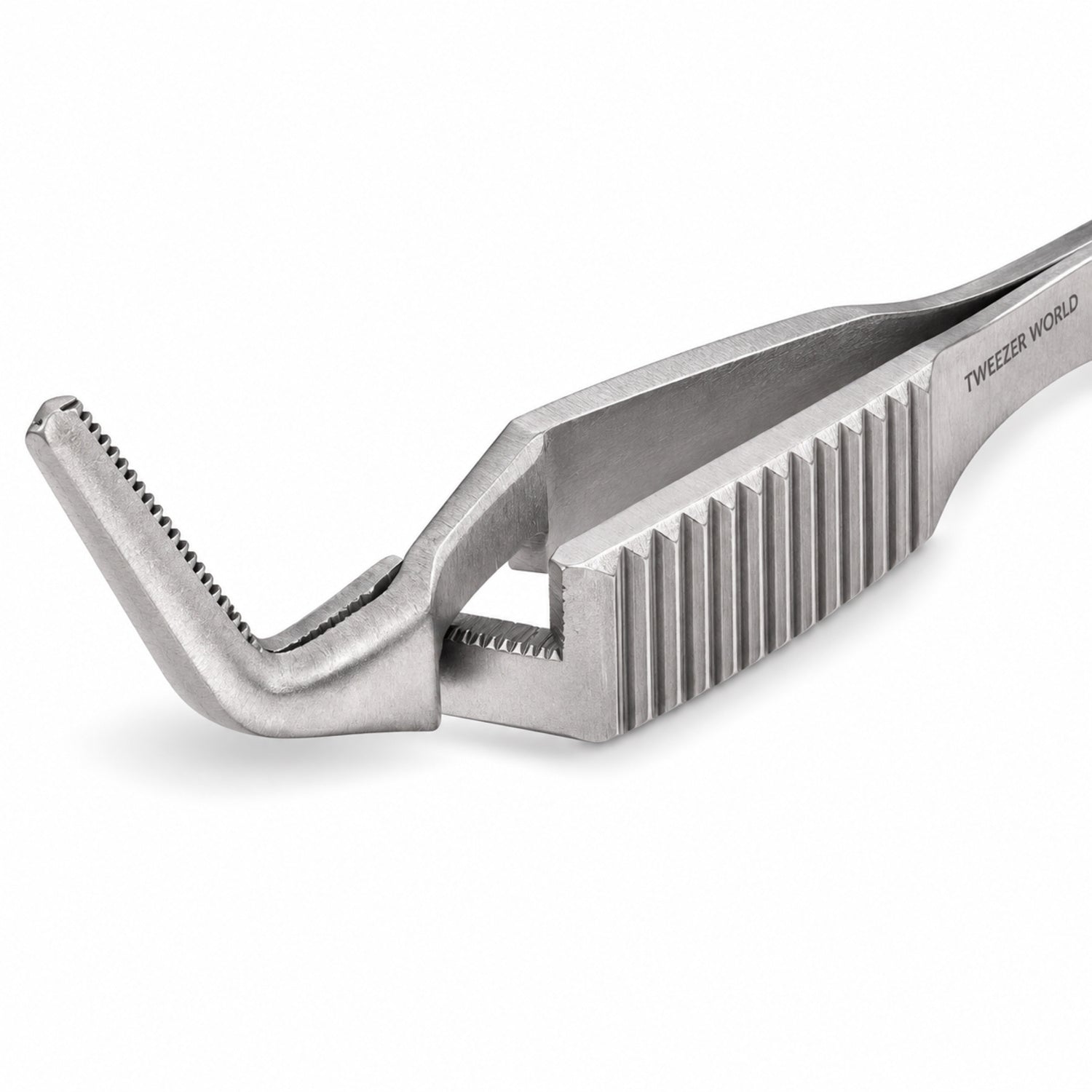 Diethrich Micro Bulldog Clamp – Angled, 8 mm Jaw — jaw detail catalogue illustration
