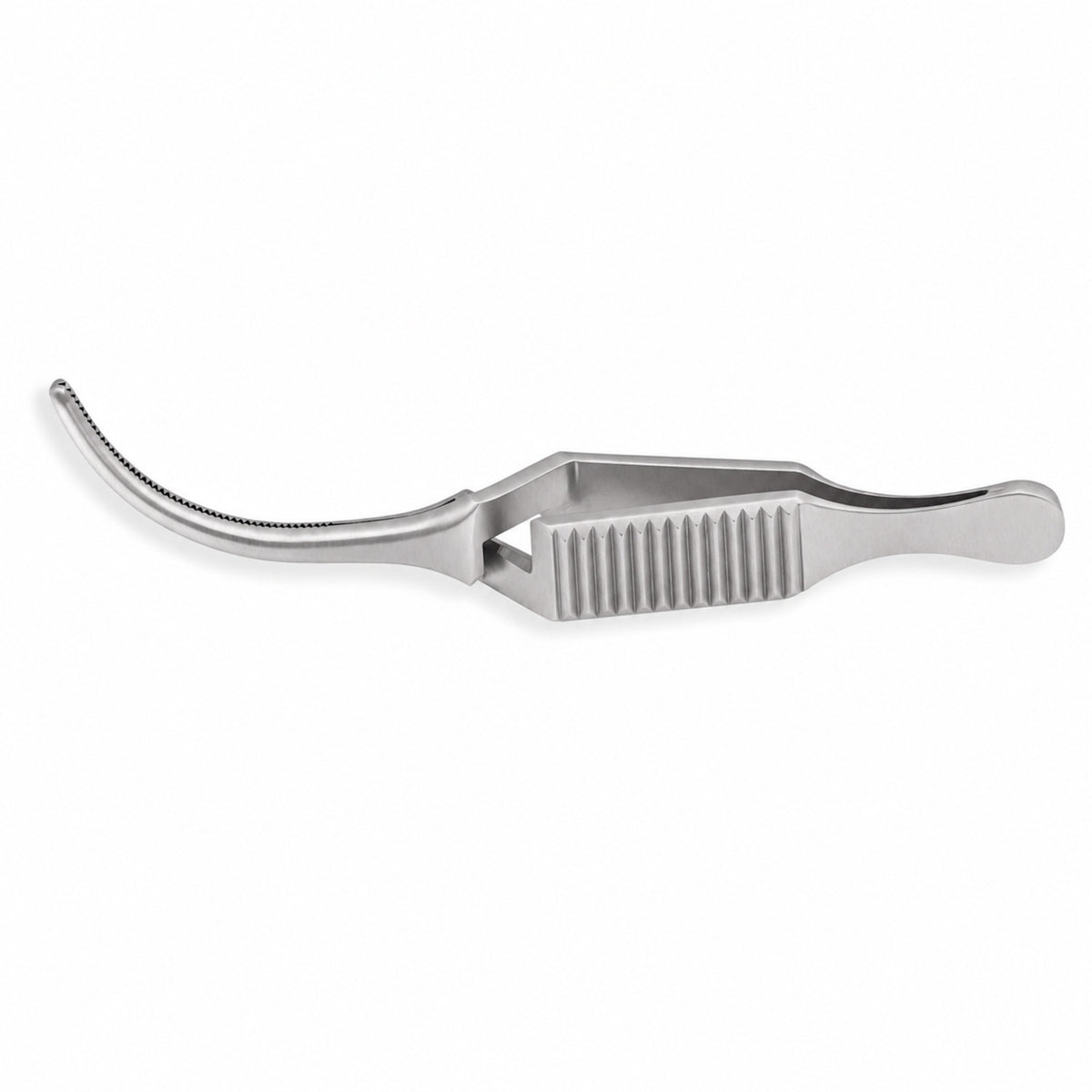 Diethrich Micro Bulldog Clamp – Curved, 20 mm — catalogue illustration on white background