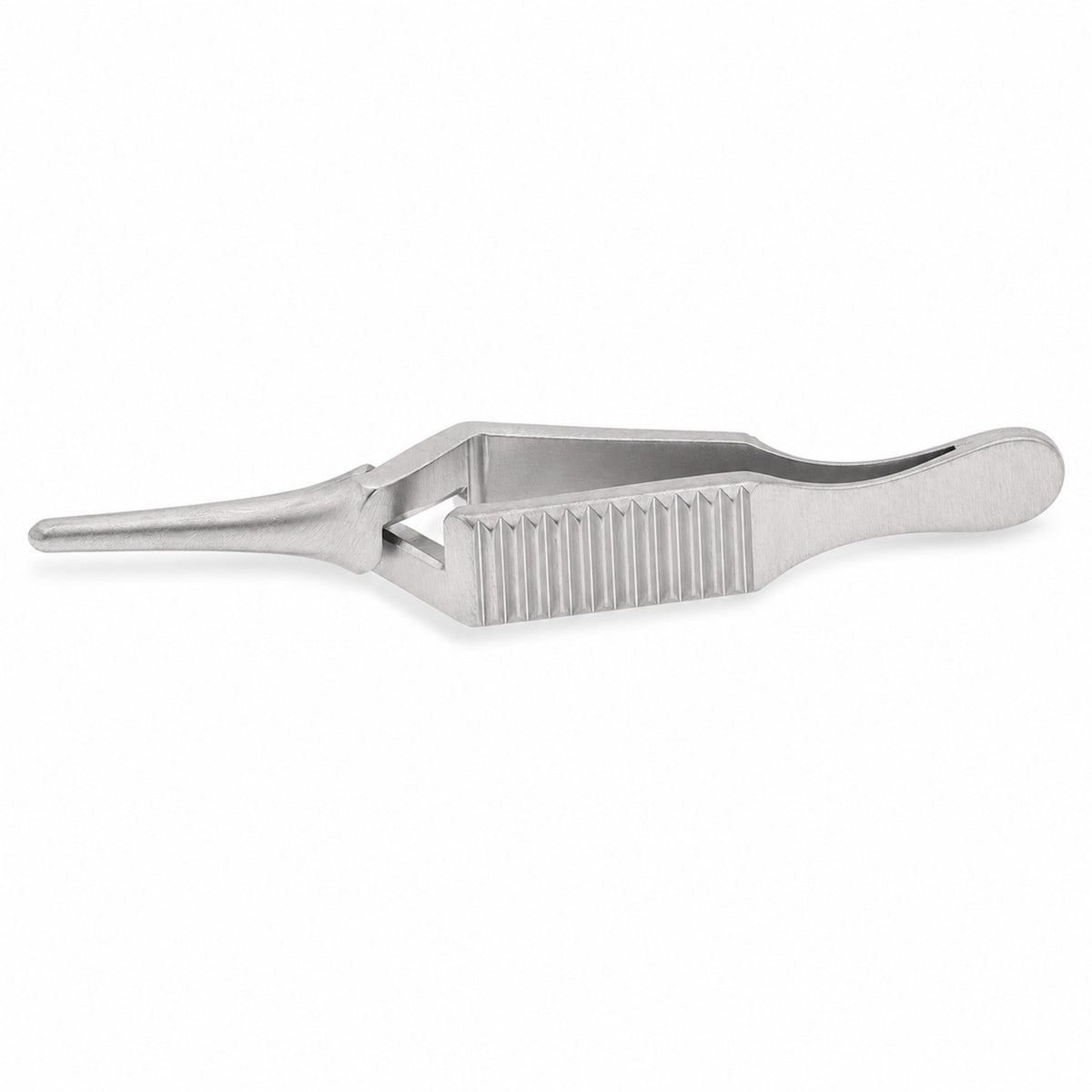 Diethrich Micro Bulldog Clamp – Straight, 8 mm — catalogue illustration on white background
