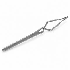 Gregory Carotid Bulldog Clamp – Angled, 13 mm Tip — catalogue illustration on white background