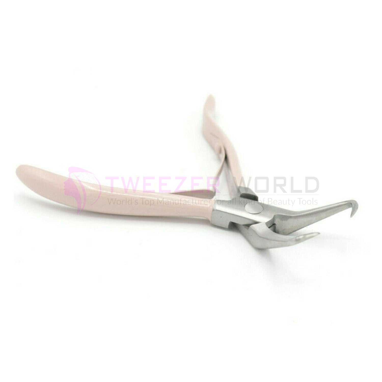 Professional Nude Pink Micro Rings Beads Link Removal Hair Pliers Tools