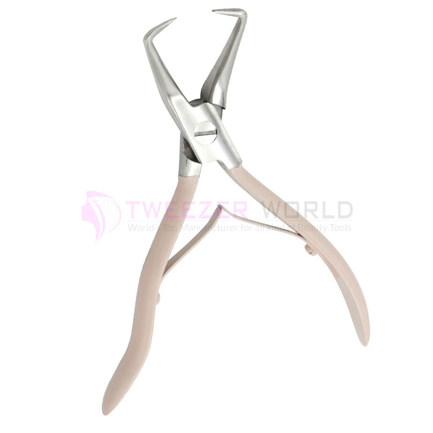 Professional Nude Pink Micro Rings Beads Link Removal Hair Pliers Tools