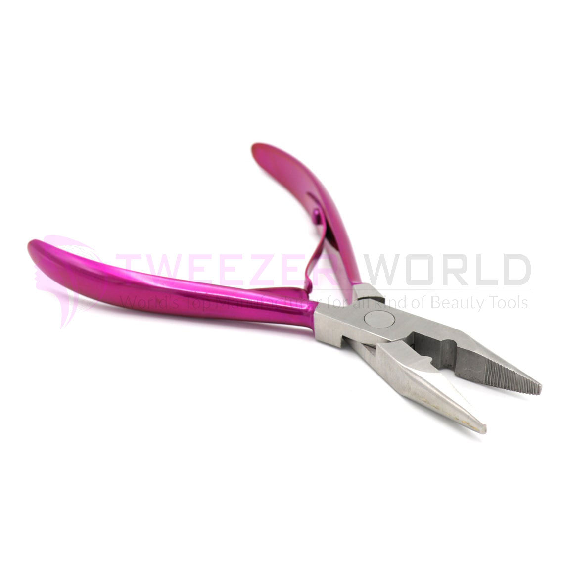 Best Quality Metallic Pink Stainless Steel Hair Extension Tools Pliers Set