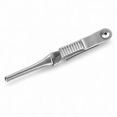 Johns Hopkins Bulldog Clamp – Straight, 40 mm Jaw — catalogue illustration on white background
