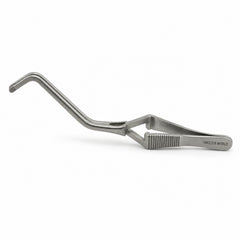 Kitzmiller Bulldog Clamp – Left Angled, 60 mm Jaw — side profile catalogue illustration