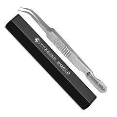 Top Best Volume Tweezers Serrated Stainless Steel Lash N Tweezers