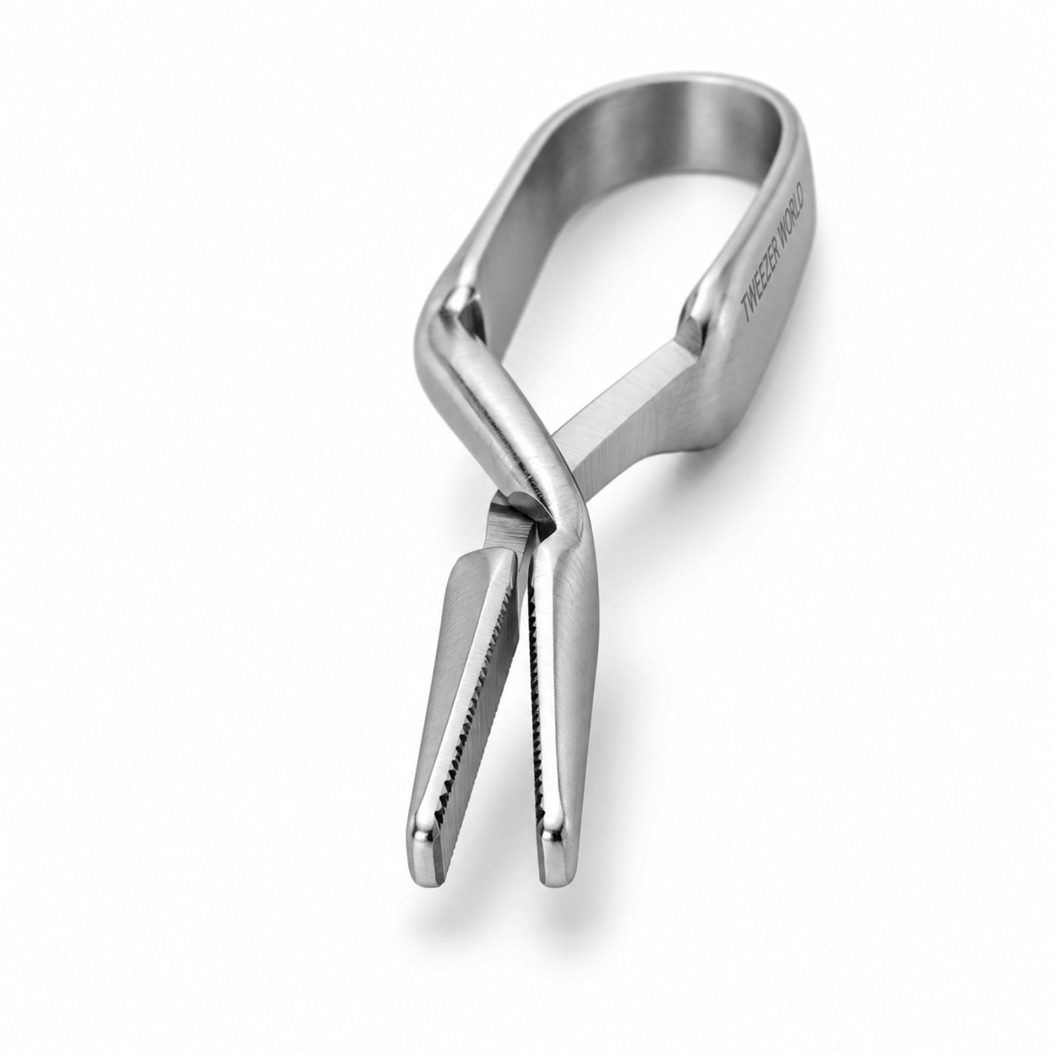 Micro Serrefine Bulldog Clip – Straight, 4 mm Jaw — front perspective catalogue illustration