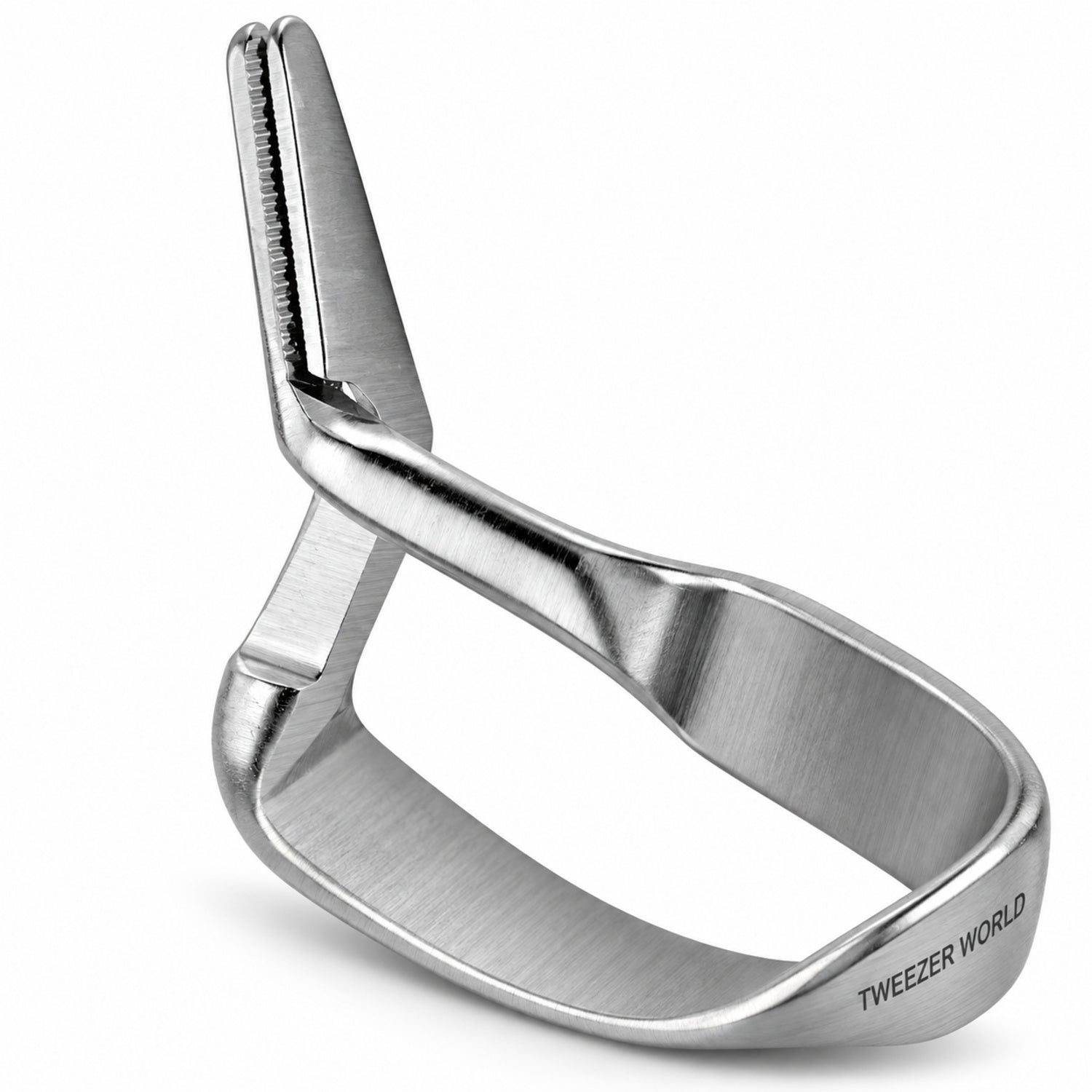 Micro Serrefine Bulldog Clip – Straight, 4 mm Jaw — jaw detail catalogue illustration