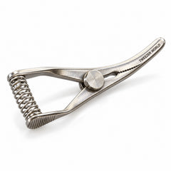 Mini Glover Bulldog Clamp Titanium Option – Slightly Curved, 11 mm Jaw — reverse three-quarter catalogue illustration