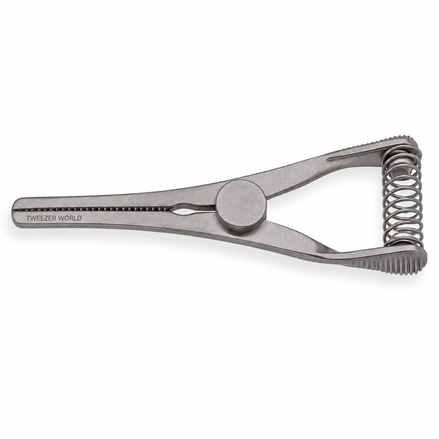 Mini Glover Bulldog Clamp Titanium Option – Straight, 15 mm Jaw — hero catalogue illustration