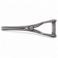 Mini Glover Bulldog Clamp Titanium Option – Straight, 24 mm Jaw — side profile catalogue illustration