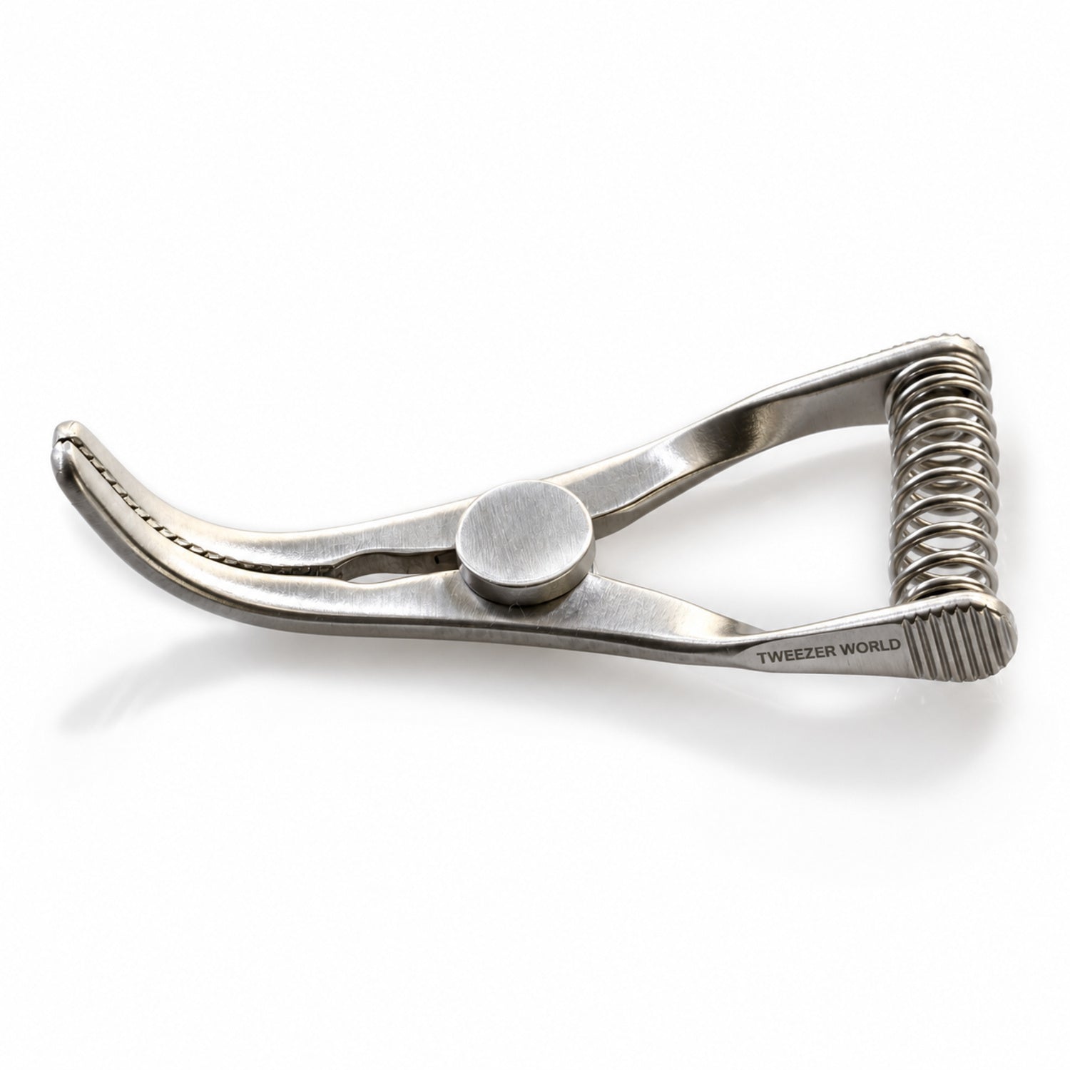 Mini Glover Bulldog Clamp Titanium Option – Strongly Curved, 11 mm Jaw — hero catalogue illustration