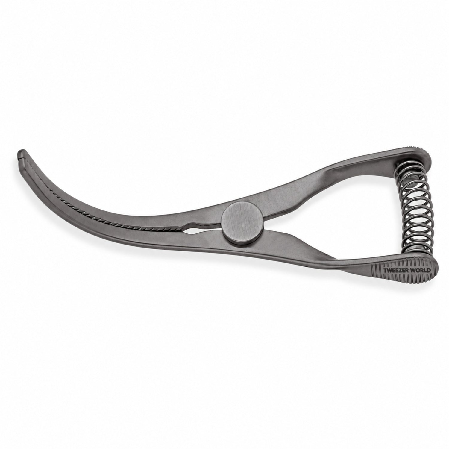 Mini Glover Bulldog Clamp Titanium Option – Strongly Curved, 24 mm Jaw — hero catalogue illustration