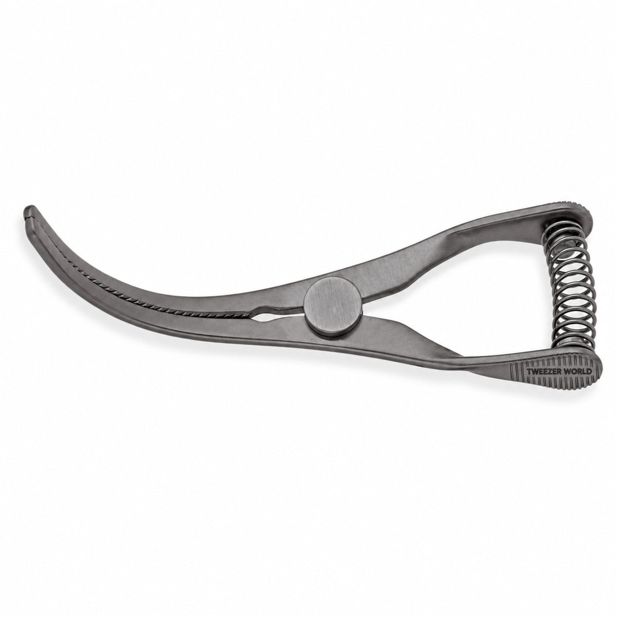 Mini Glover Bulldog Clamp Titanium Option – Strongly Curved, 24 mm Jaw — hero catalogue illustration