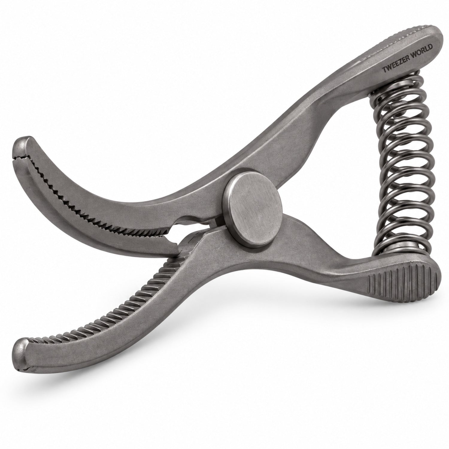 Mini Glover Bulldog Clamp Titanium Option – Strongly Curved, 24 mm Jaw — jaw detail catalogue illustration