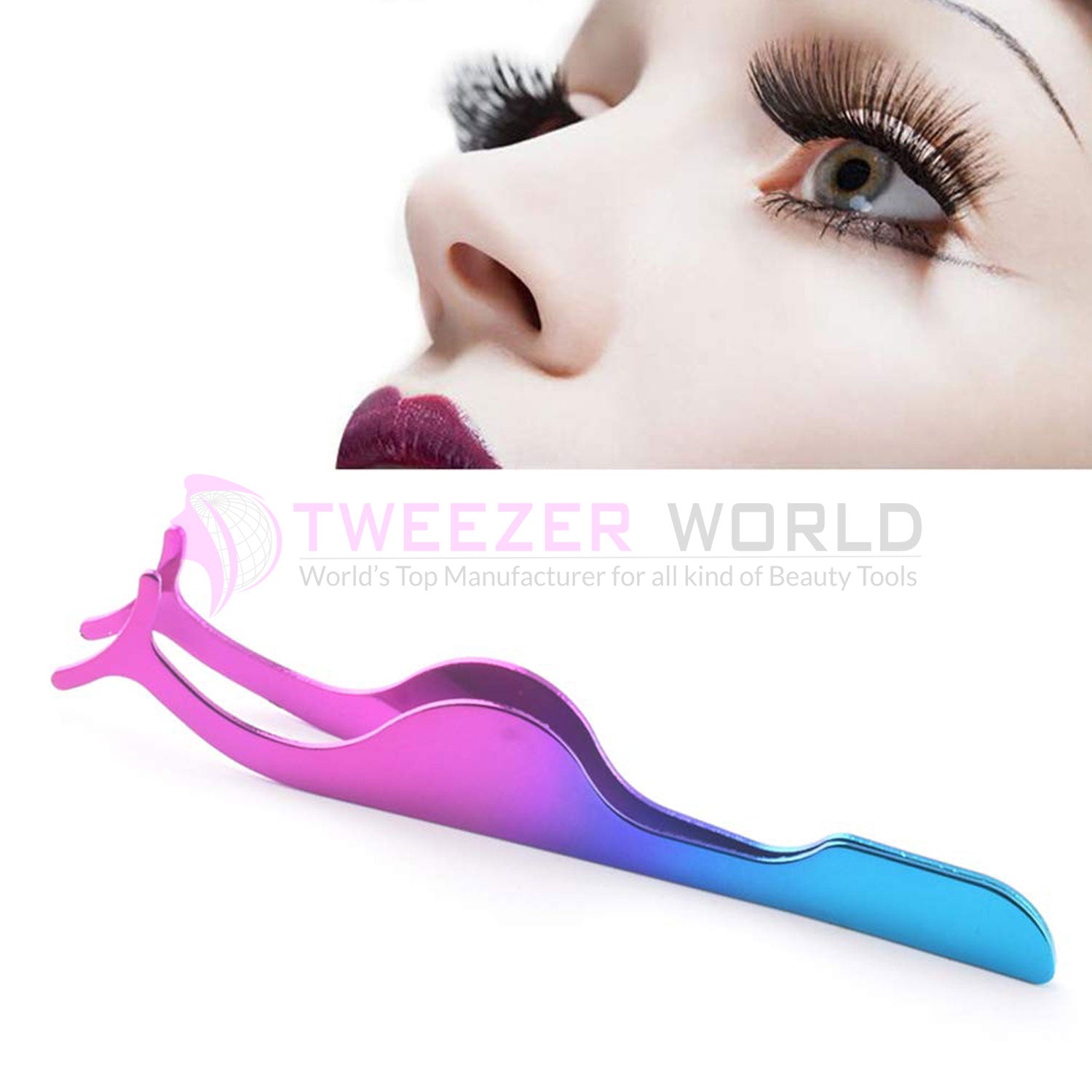 Amazon Best Selling False Eyelash Extension Tweezers Remover Clip