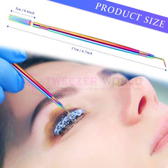 2pcs Rainbow Extension Lash Lifting Perm Tool Set with Separation Comb