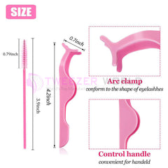 False Eyelash Applicator Pink Lash Extension Tool