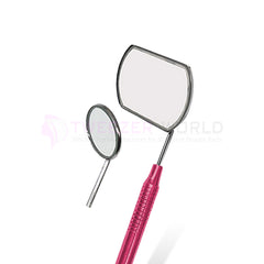 High Quality Pink Hollow Handle Extension Lash Mirror