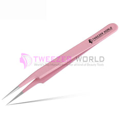 Professional VETUS Tweezers Pink Powder Coated Best Lash Tweezers