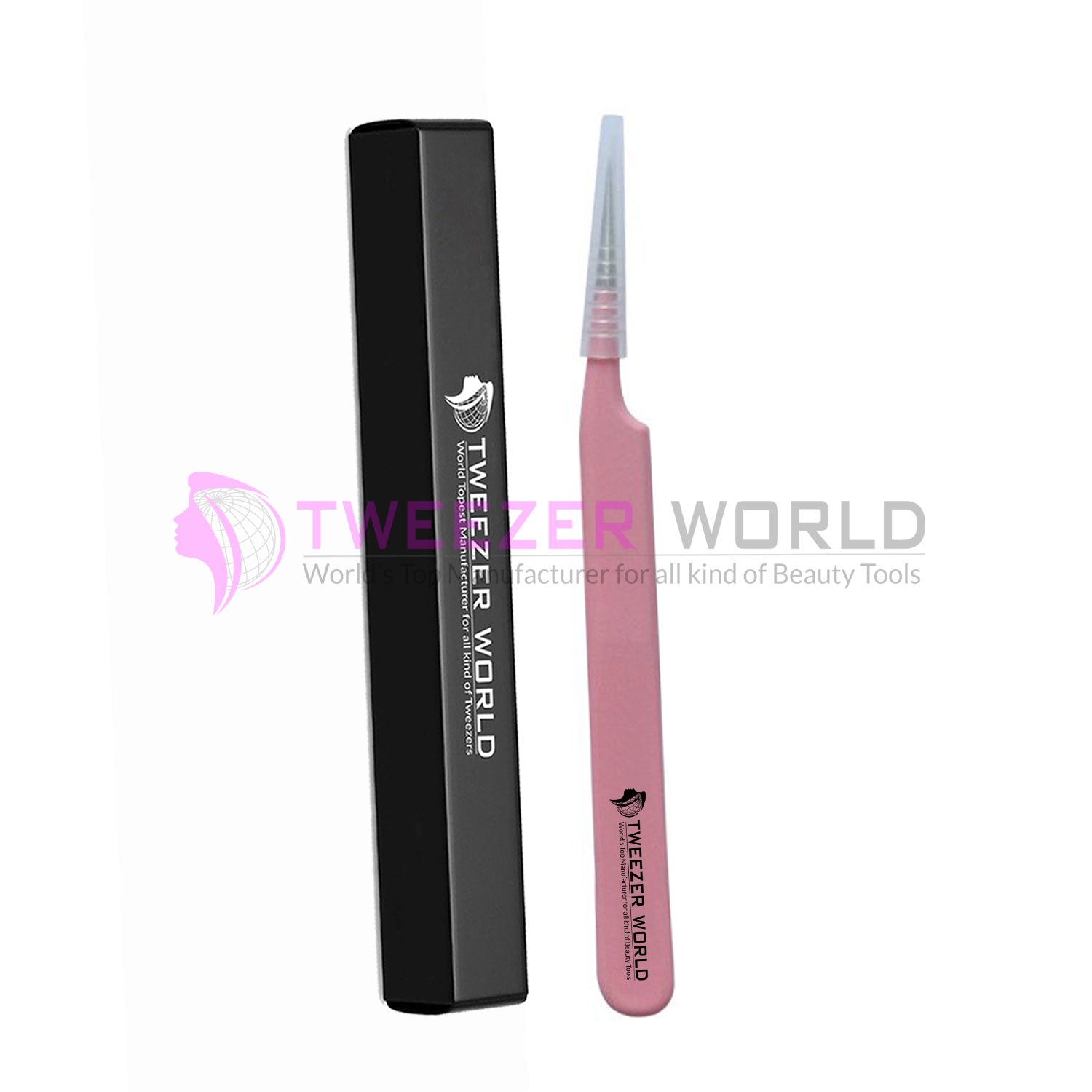 Professional VETUS Tweezers Pink Powder Coated Best Lash Tweezers