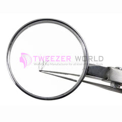 Wholesale Hot Seller Sharpe Pointed Tweezers with Magnifying Glass