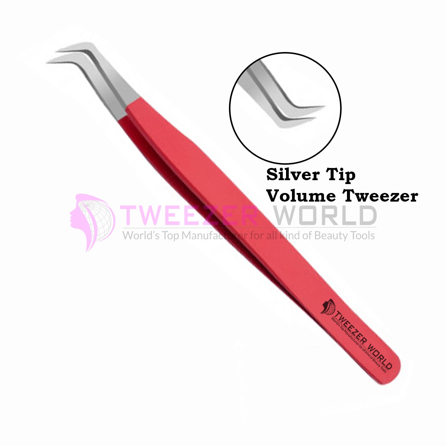 Eyelash Extension Red Handle Best Eyelash Volume Tweezers