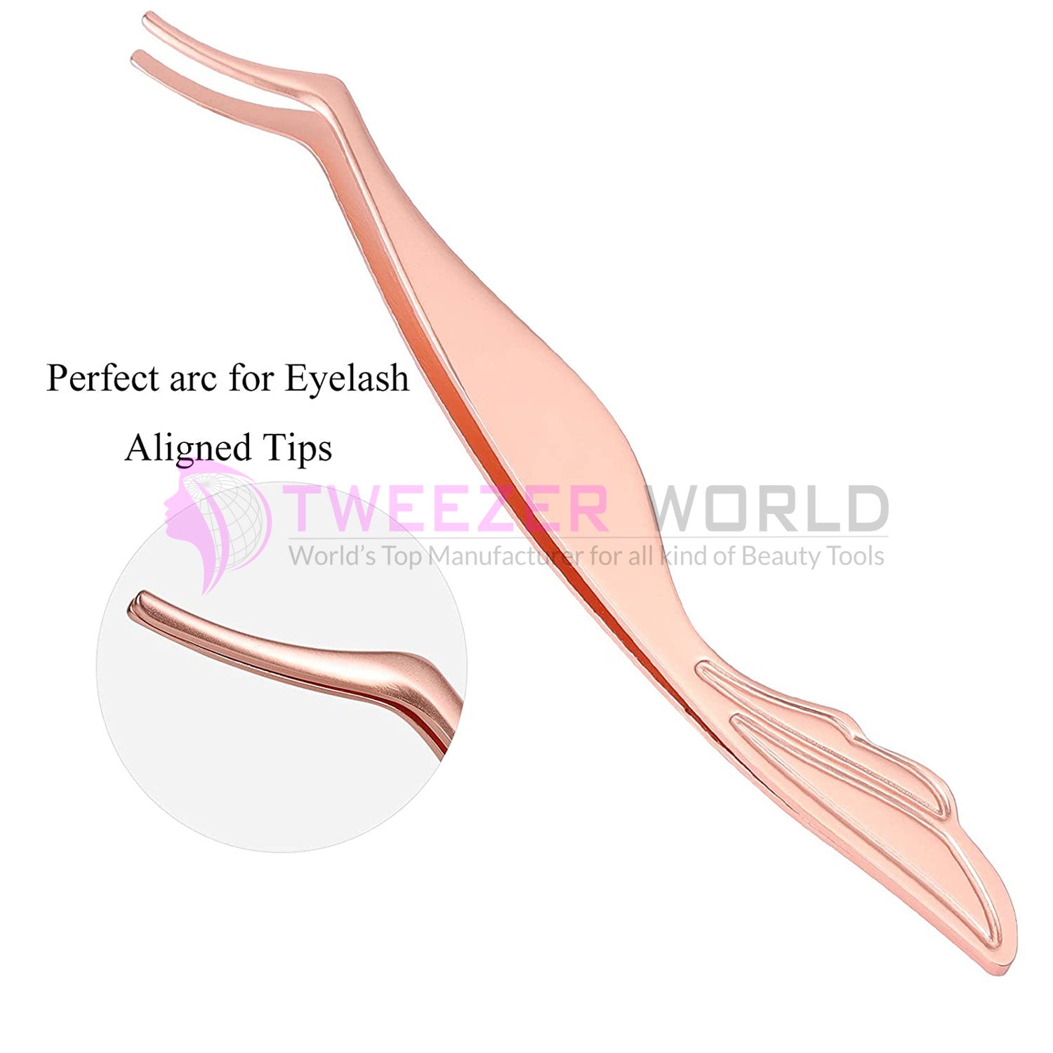 New Arrival Rose Gold False Volume Eyelash Applicator