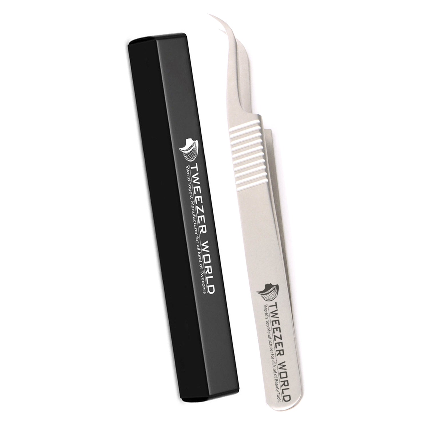 2pcs Premium Dumont Eyelash Tweezers Set