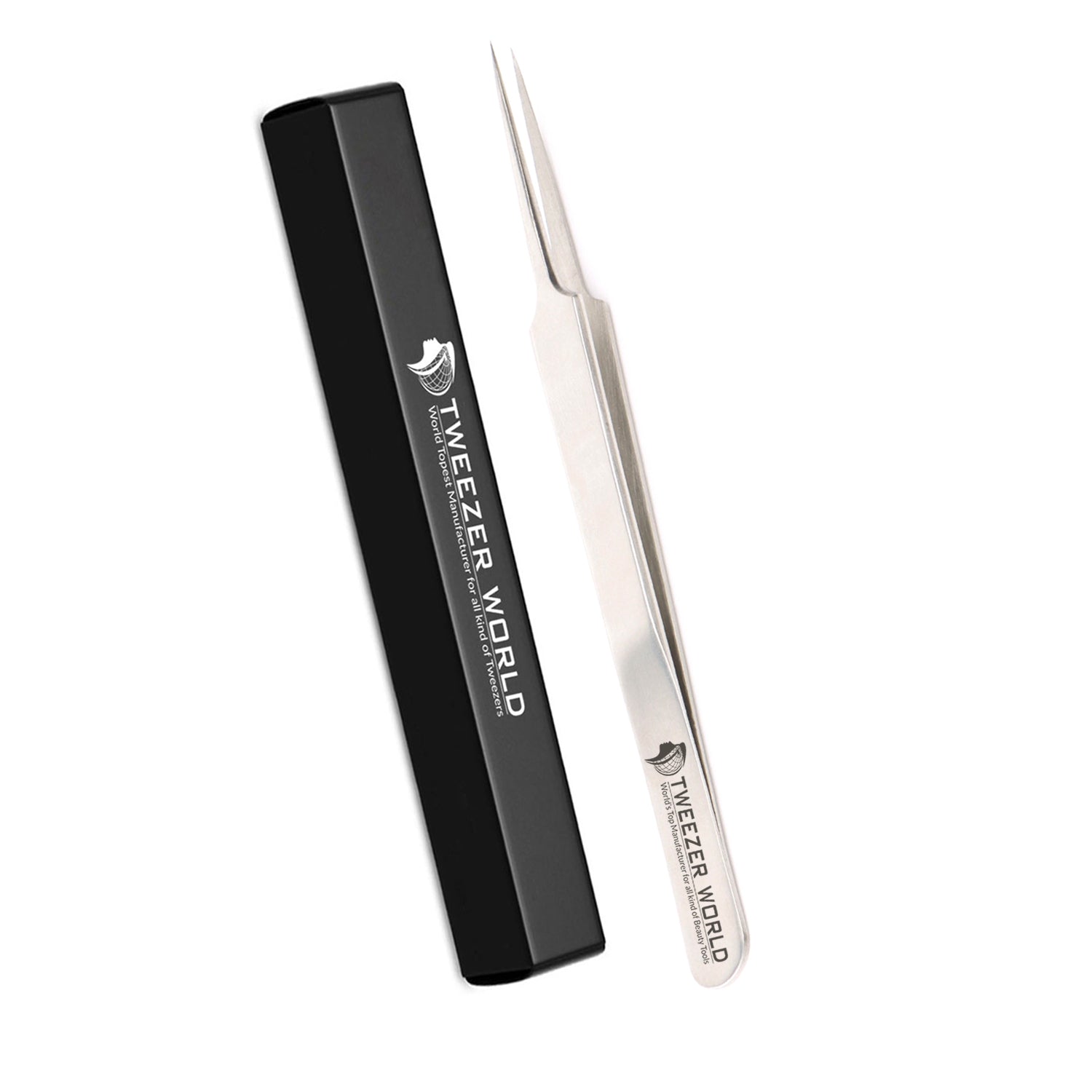 2pcs Premium Dumont Eyelash Tweezers Set