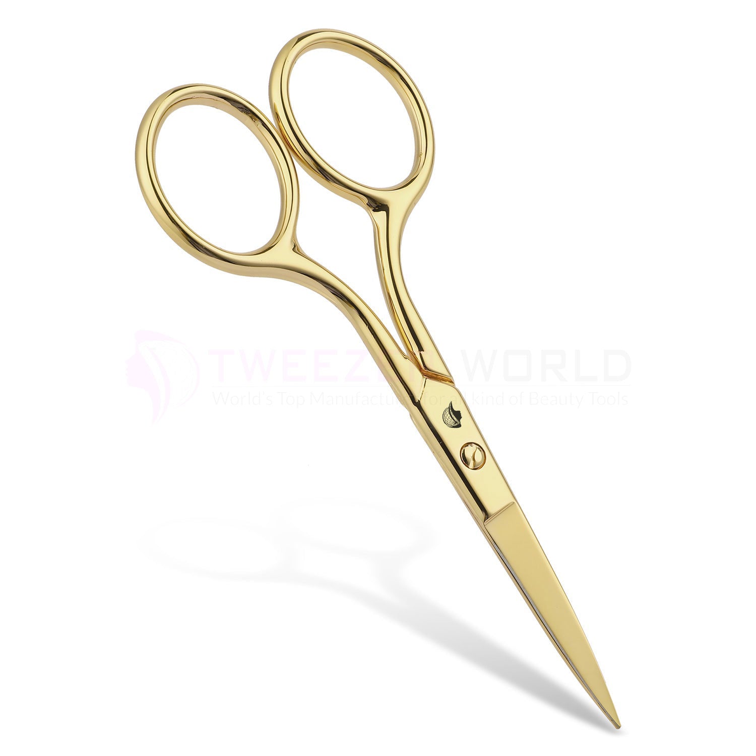 Gold Color Spring Scissors, Adaptive Design, Spring Loaded Scissors