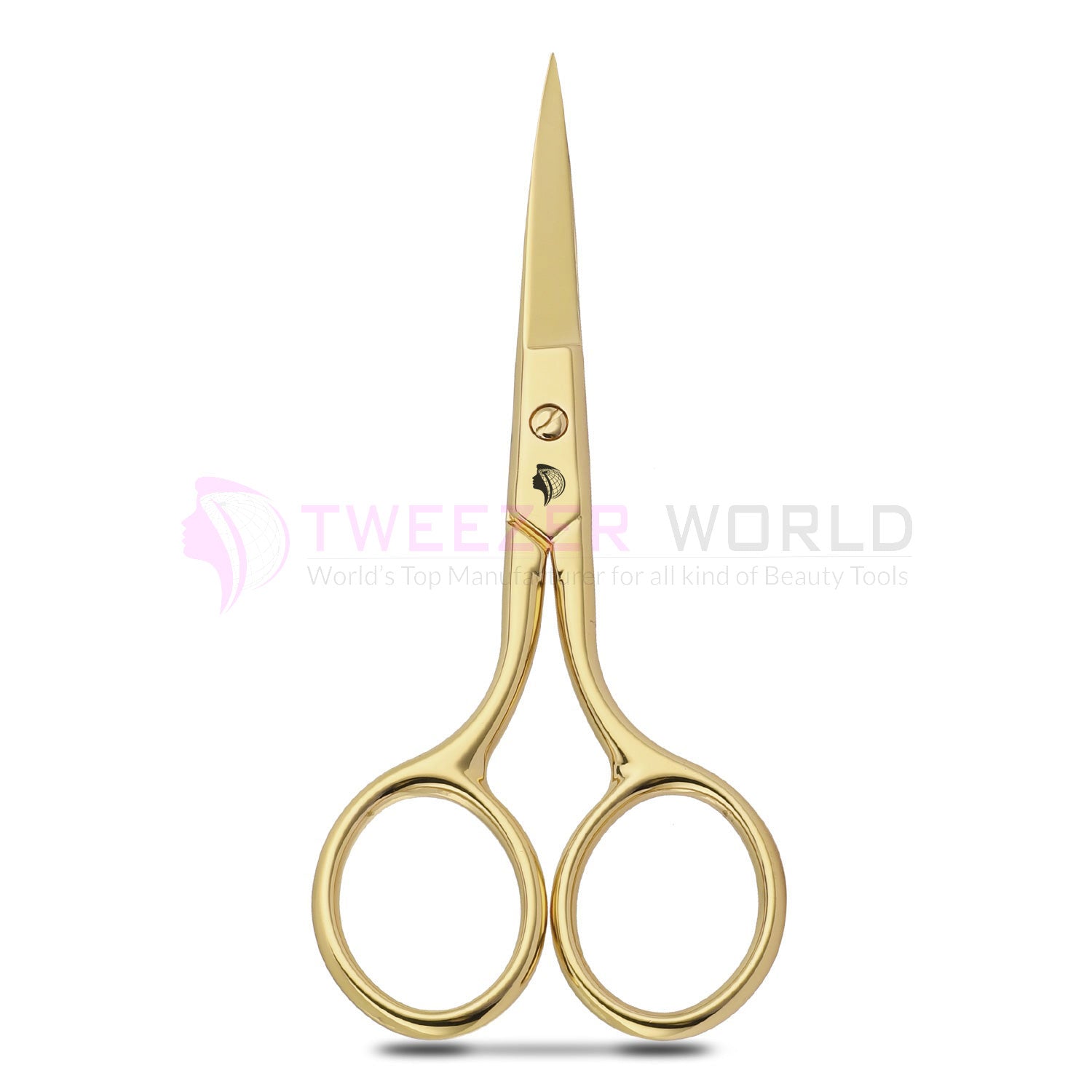 Gold Color Spring Scissors, Adaptive Design, Spring Loaded Scissors