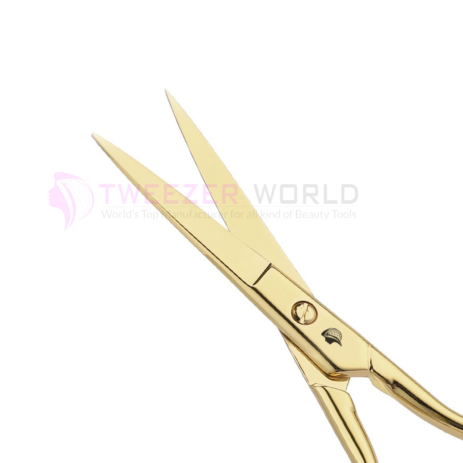 Gold Color Spring Scissors, Adaptive Design, Spring Loaded Scissors