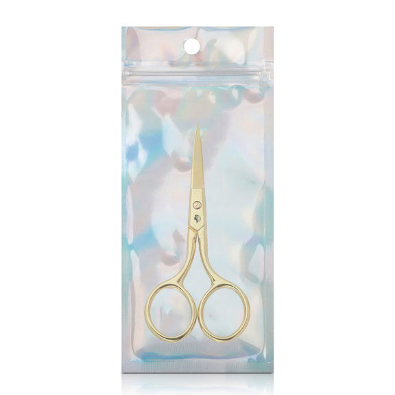 Gold Color Spring Scissors, Adaptive Design, Spring Loaded Scissors