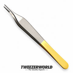 TC Adson Forceps | Dressing Pattern Evaluation — TWEEZER WORLD reference-based catalog illustration on white