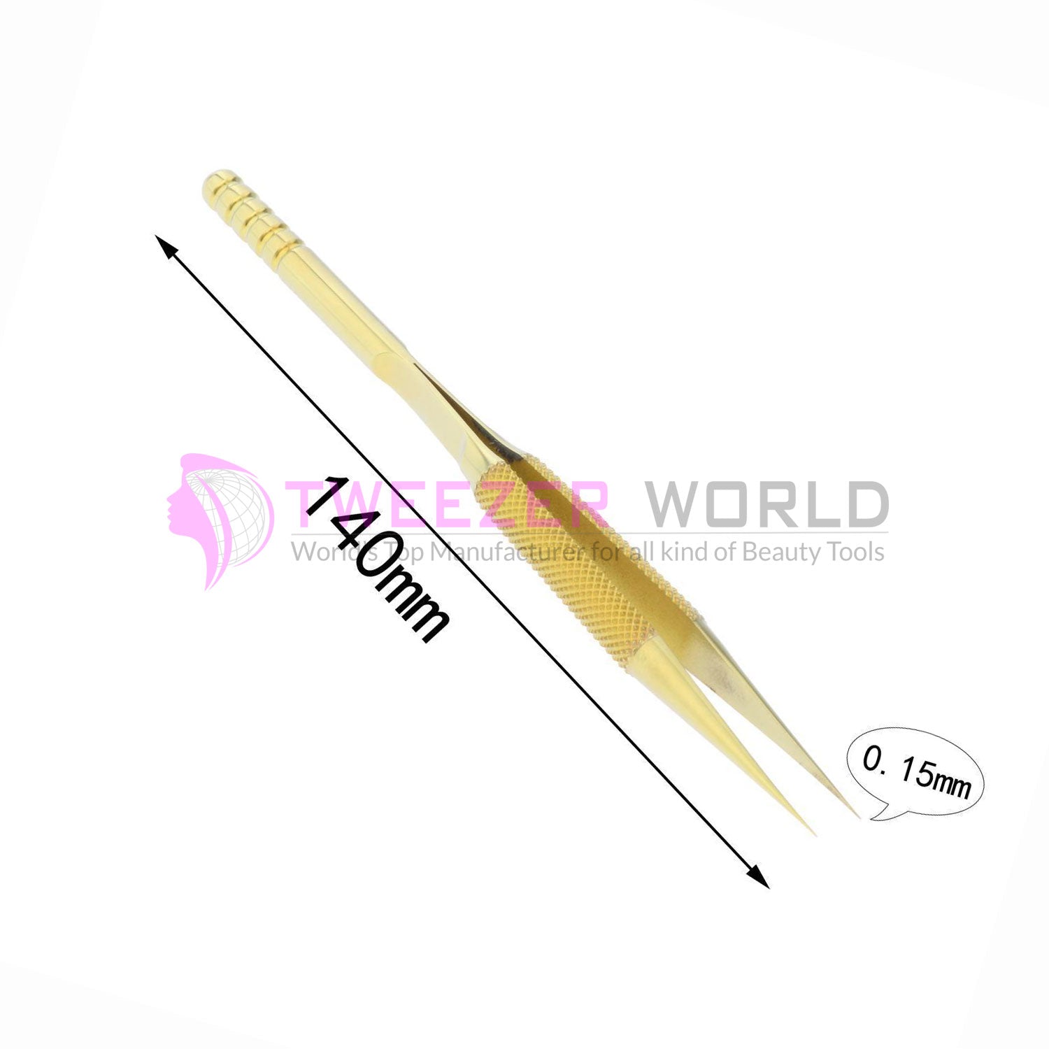 Amazon Hot Seller Gold Plated Titanium Steel Multi-Functional Tweezers