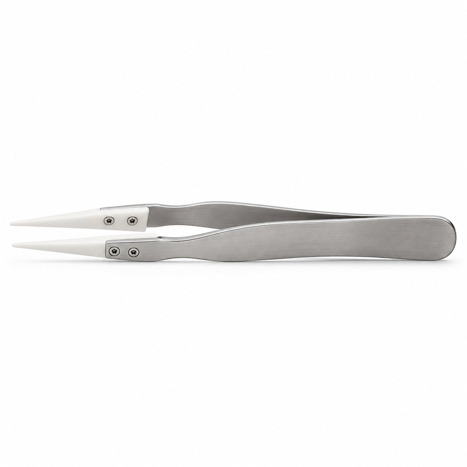 VCSEL handling tweezers — reference-based AI illustration, view 2
