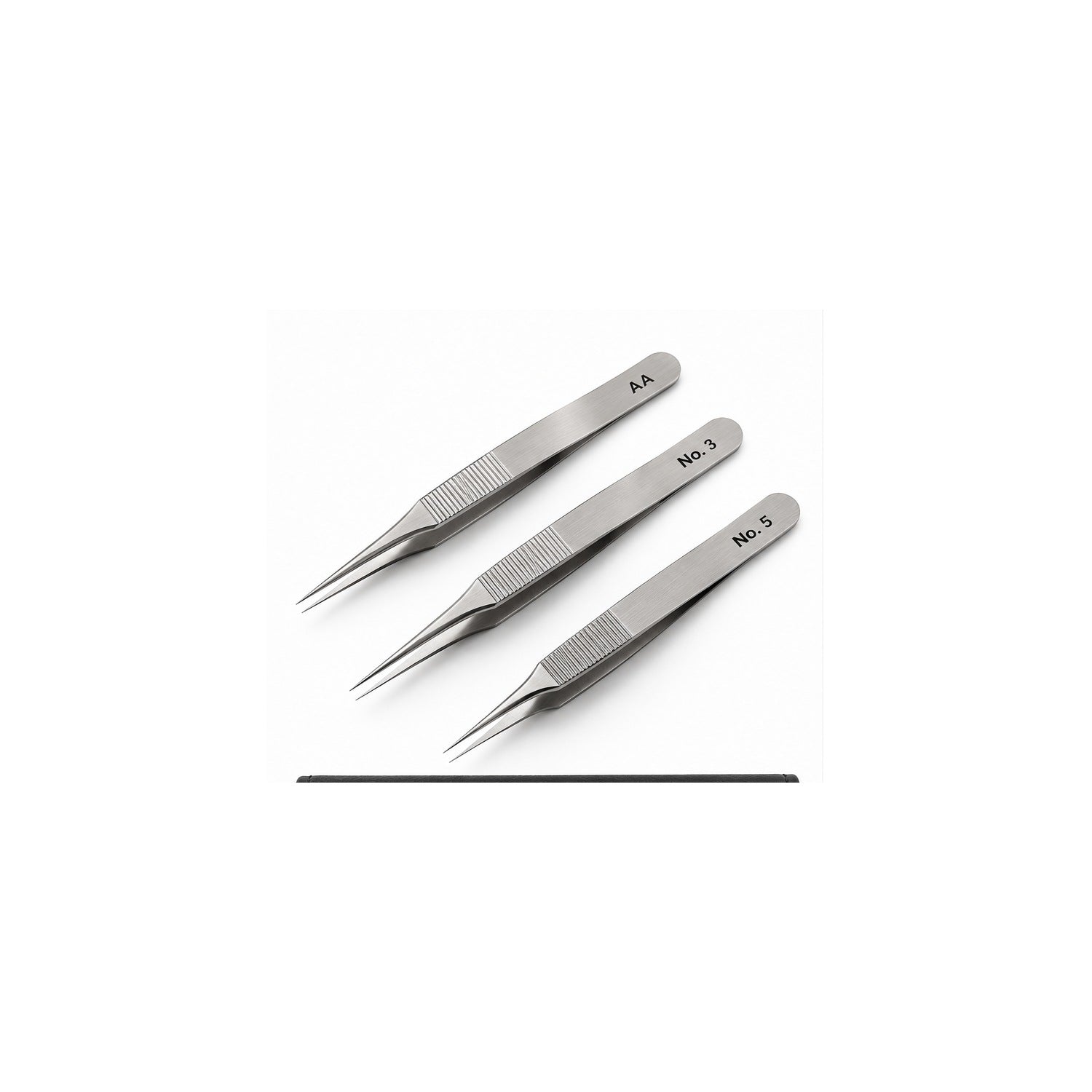 Concept image: AA No. 3 and No. 5 watchmaker tweezers task-based evaluation set