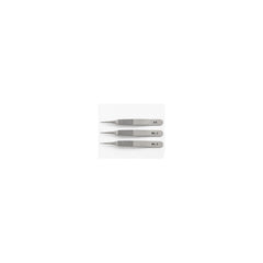 Concept presentation of three watchmaker tweezer patterns AA No. 3 No. 5