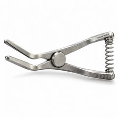 Weldon Mini Glover Bulldog Clamp – Angled, 14 mm Jaw — side profile catalogue illustration
