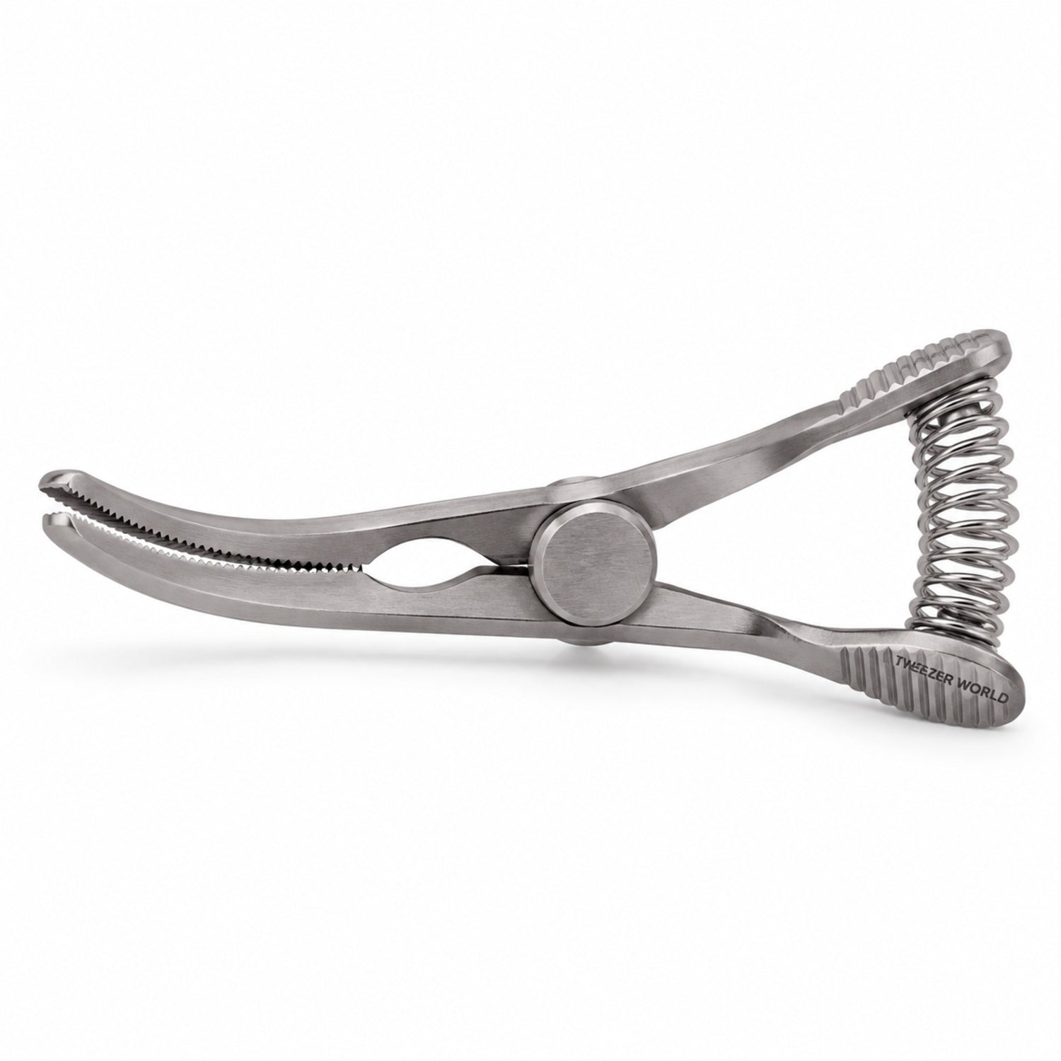 Weldon Mini Glover Bulldog Clamp – Slightly Curved, 17 mm Jaw — side profile catalogue illustration