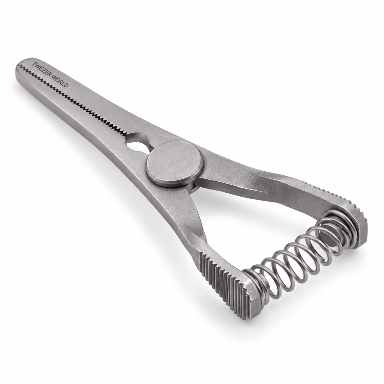 Weldon Mini Glover Bulldog Clamp – Straight, 14 mm Jaw — front perspective catalogue illustration