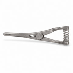 Weldon Mini Glover Bulldog Clamp – Straight, 14 mm Jaw — side profile catalogue illustration