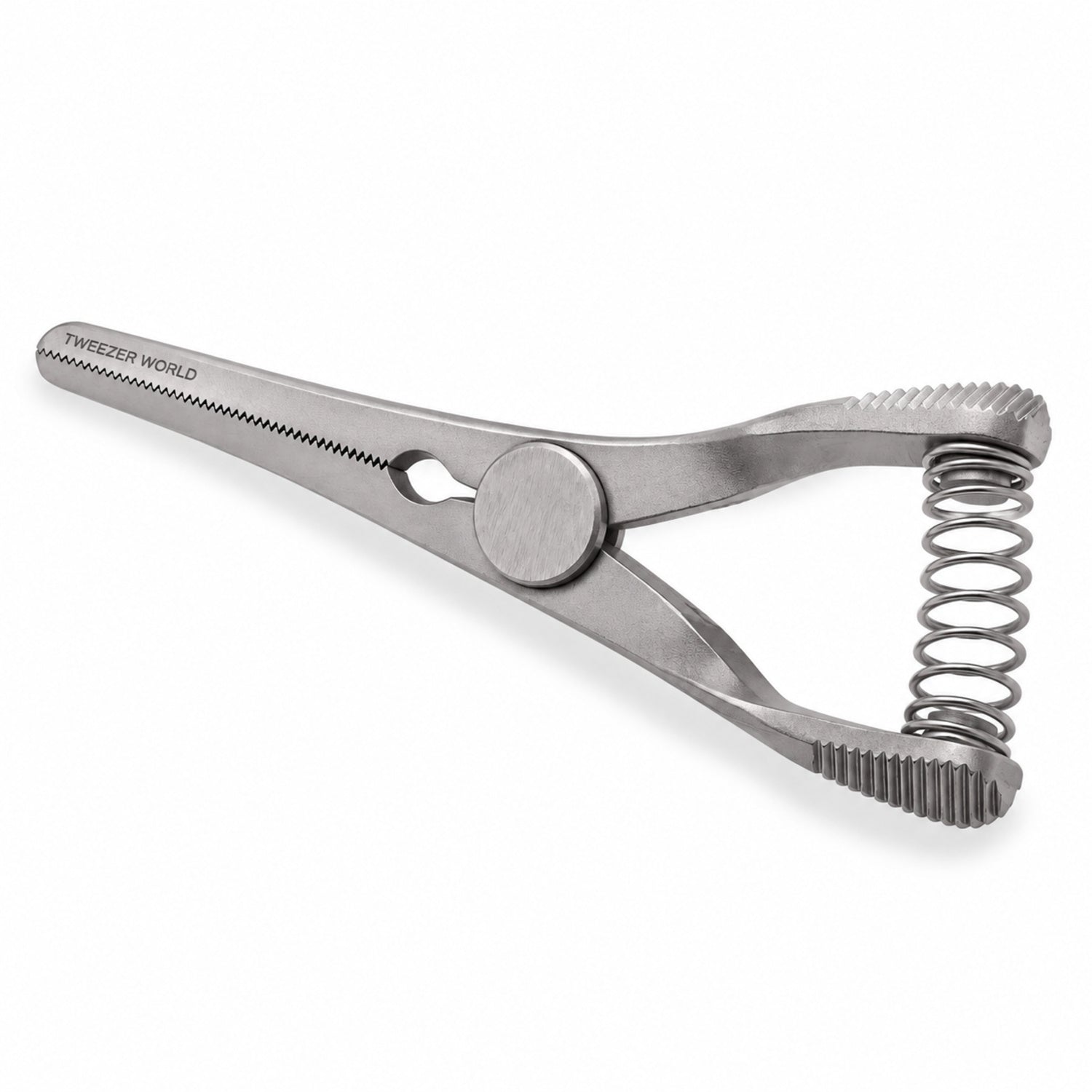 Weldon Mini Glover Bulldog Clamp – Straight, 14 mm Jaw — reverse three-quarter catalogue illustration