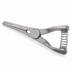 Weldon Mini Glover Bulldog Clamp – Straight, 14 mm Jaw — reverse three-quarter catalogue illustration