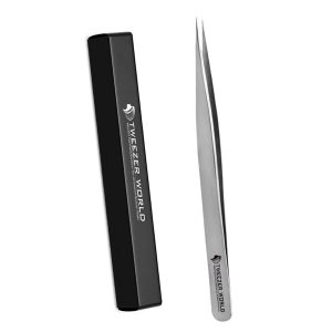 Eyelash Extensions Tweezers Super Straight Needle Nose Pointed