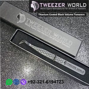 Titanium Coated Black Volume Tweezers World's Top Manufacturer