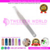 Diamond Grip volume lash Tweezers Rounded Boot With a hole on Tail