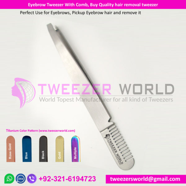 Eyebrow Tweezer With Comb, Buy Quality hair removal tweezer